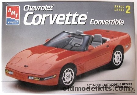 AMT 1/25 1993 LT-1 Chevrolet Corvette Convertible, 8607 plastic model kit